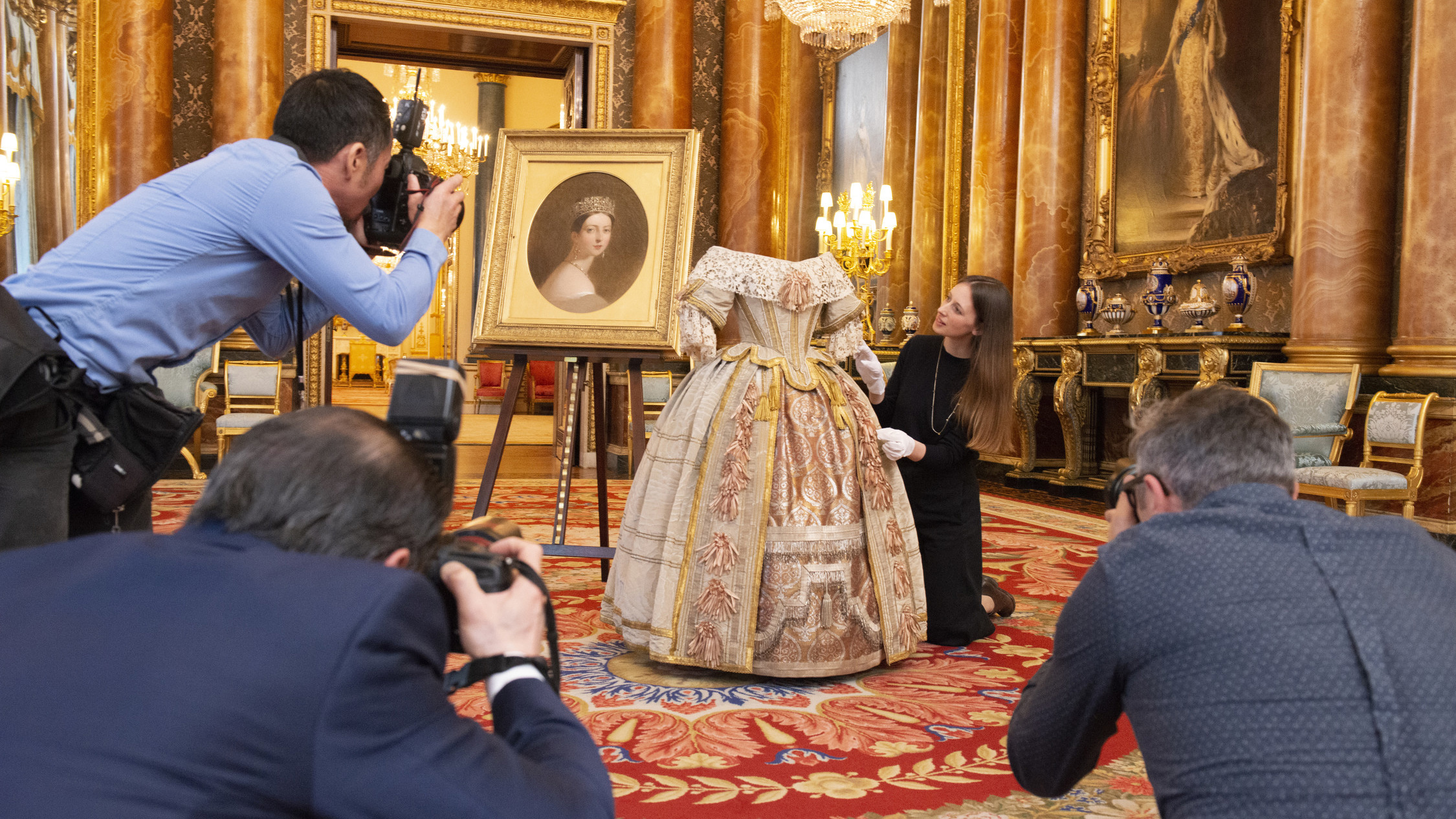 Media at a photo-call at Buckingham Palace