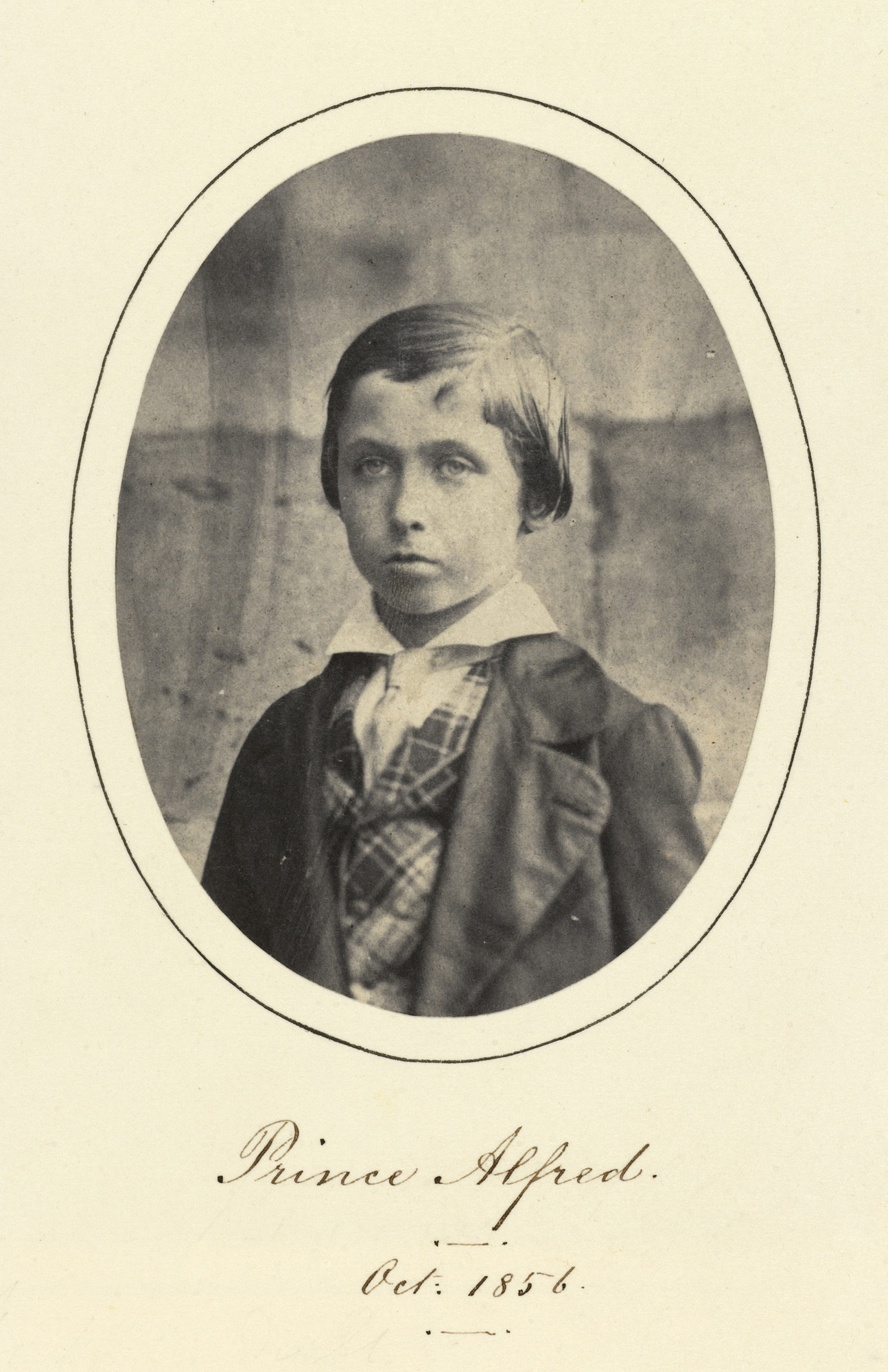 Salt paper print of Prince Alfred