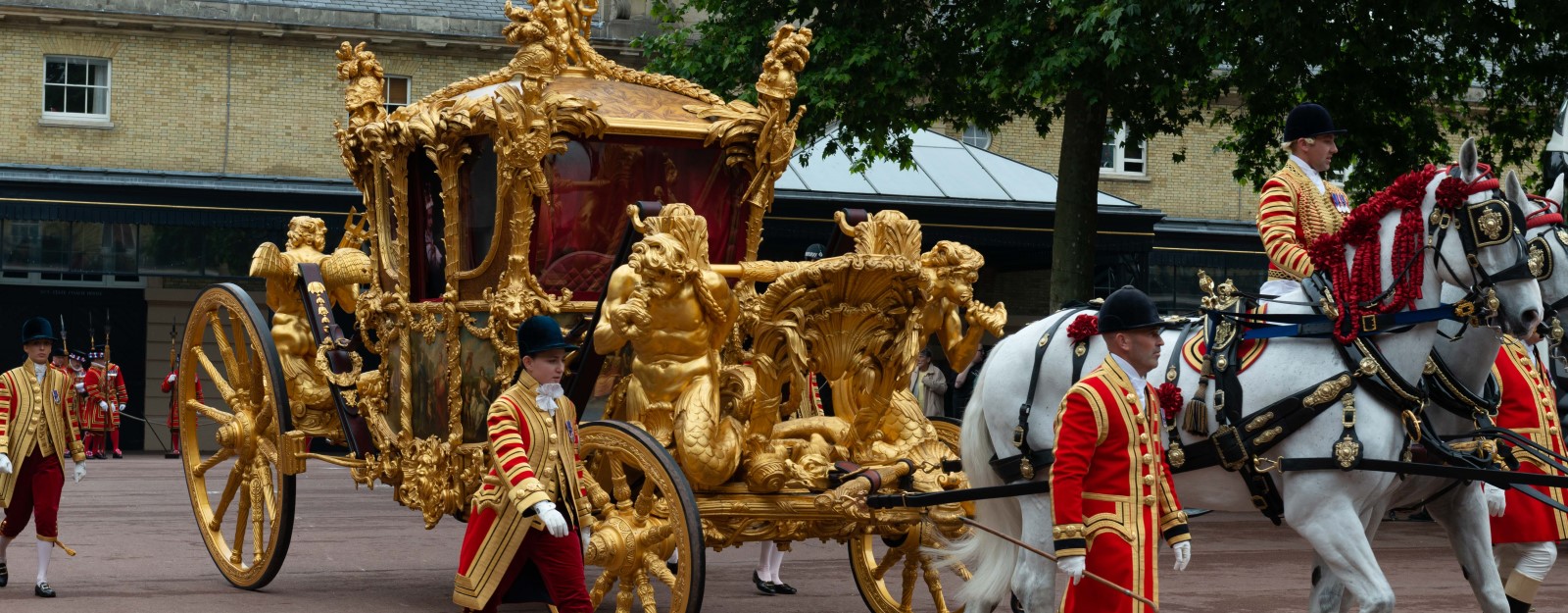 The Gold State Coach at Queen Elizabeth II's Platinum Jubilee Pageant