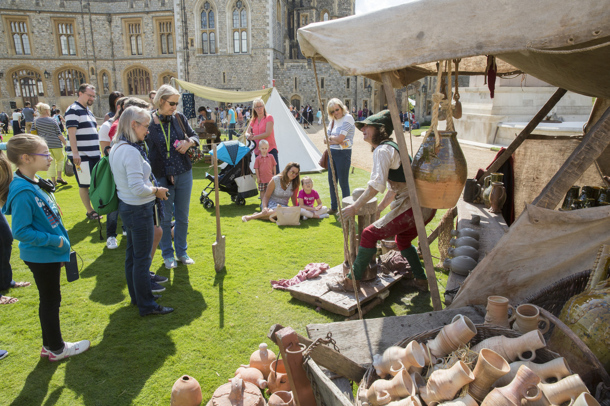 Living History display