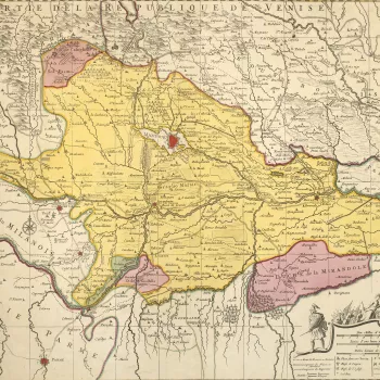 Map of Mantua, 1701 (Mantova, Lombardy, Italy) 45?09'37"N 10?47'52"E