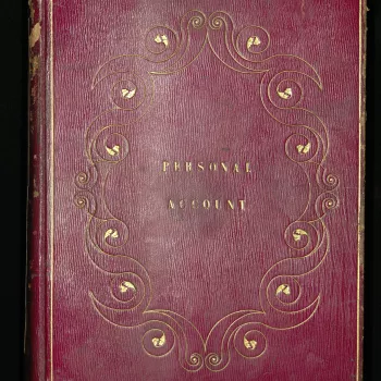 Debits and credits of Field Marshal Prince Albert, in account with Sir John Kirkland. Personal account and clothing account recorded at opposite ends of journal. Includes pay to Prince Albert as Colonel of various regiments. Credits include subscriptions 