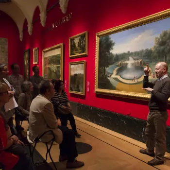 Ddeaf event held at The Queen's Gallery, Buckingham Palace