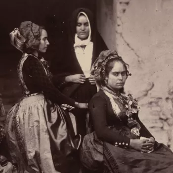 Wedding group in Estremadura, Spain c.1858