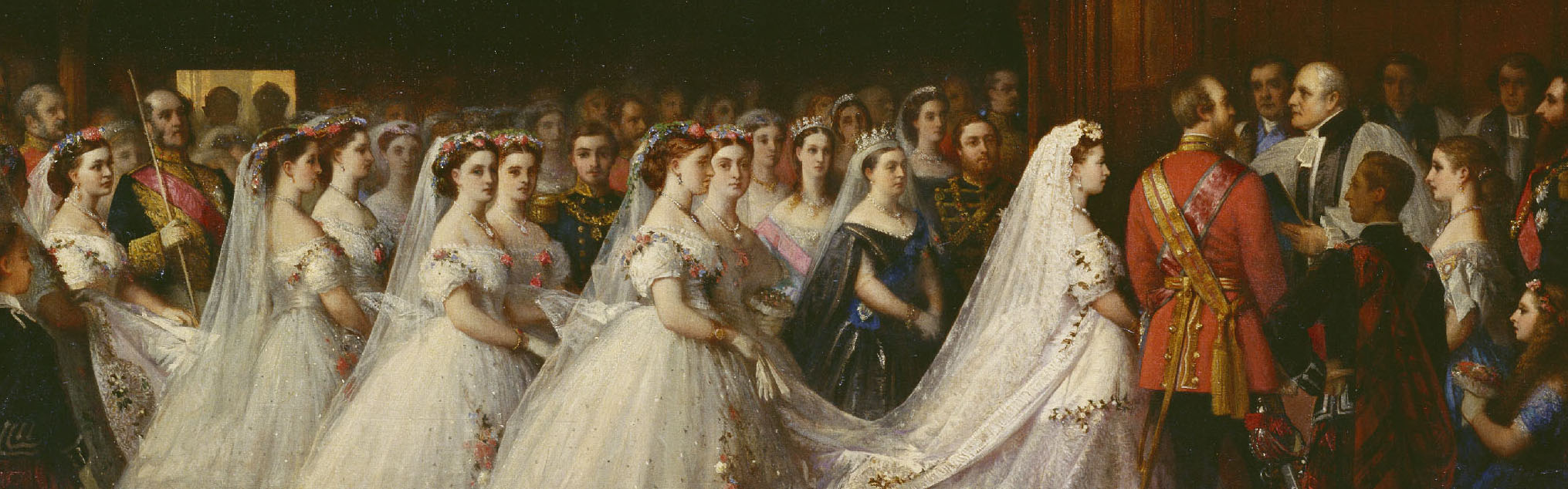 Detail from a portrait of the marriage of Princess Helena